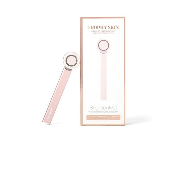 NEW Trophy Skin BrightenMD 4-In-1 Portable Microcurrent Facial Device Redlight - Picture 1 of 3